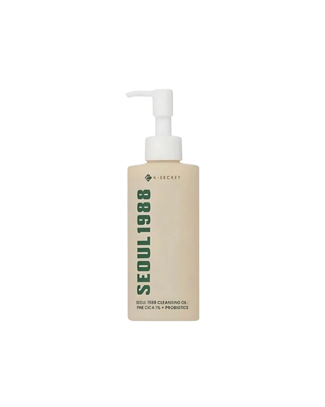 K-SECRET – SEOUL 1988 Cleansing Oil: Pine Cica 1% + Probiotics, 200ml