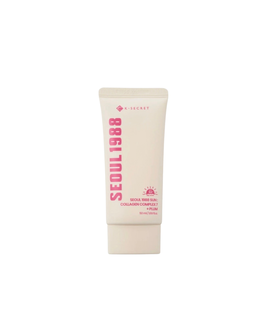 K-SECRET – SEOUL 1988 Sun : Collagen Complex 7 + Plum SPF50+PA++++, 50ml