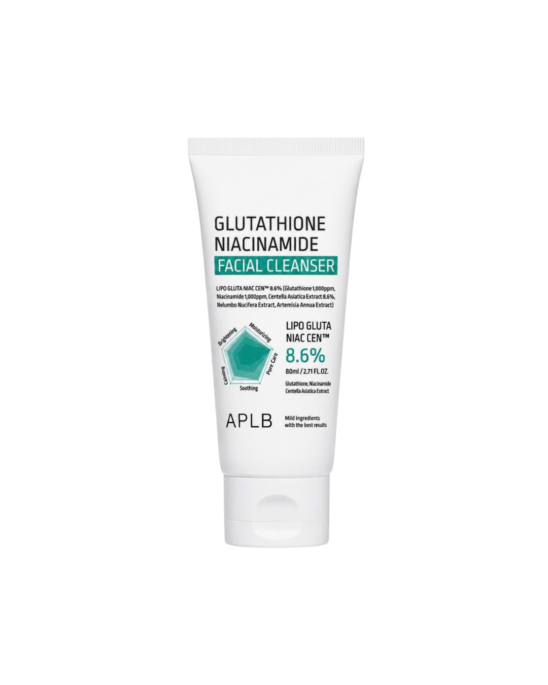 APLB – Glutathione Niacinamide Facial Cleanser, 80ml